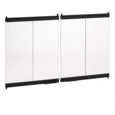 42" Standard Bi-Fold Black Glass Door - B00NA5PMH8